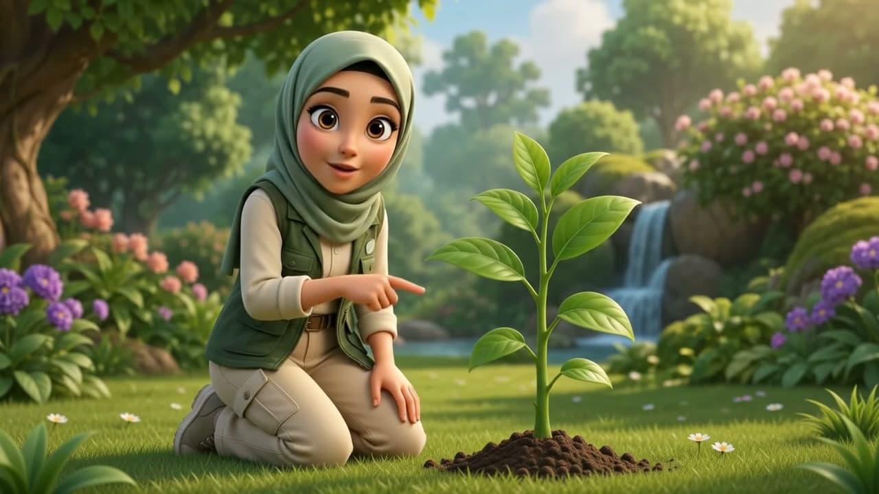 لقطة من مغامرة النبات
